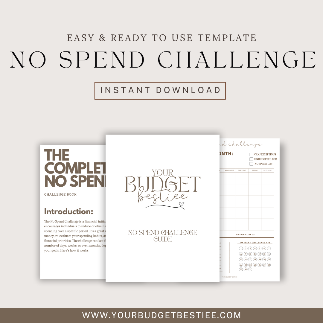 No Spend Challenge Guide