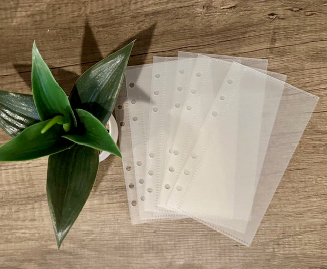 A6 PVC Cash Envelopes- Pack of 6