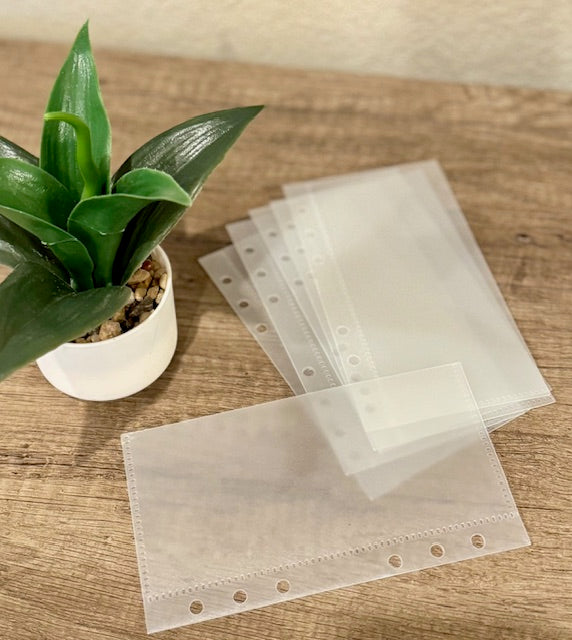 A6 PVC Cash Envelopes- Pack of 6